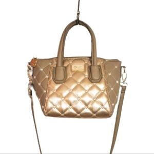 Besty Johnson Elegant Gold Quilted Handbag